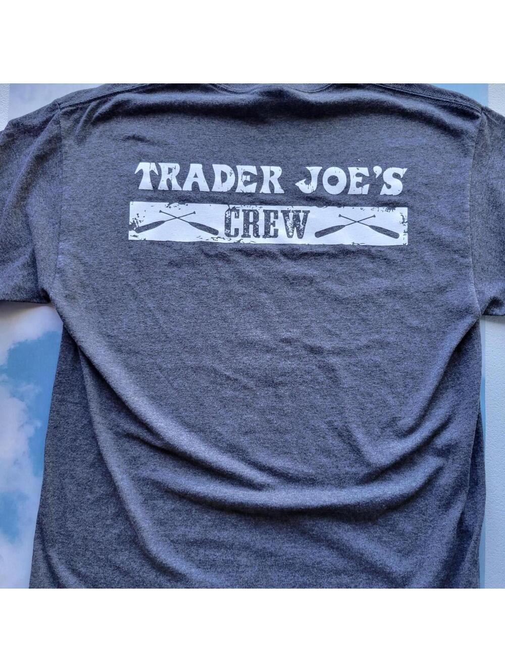 Trader Joe's crew grey t-shirt